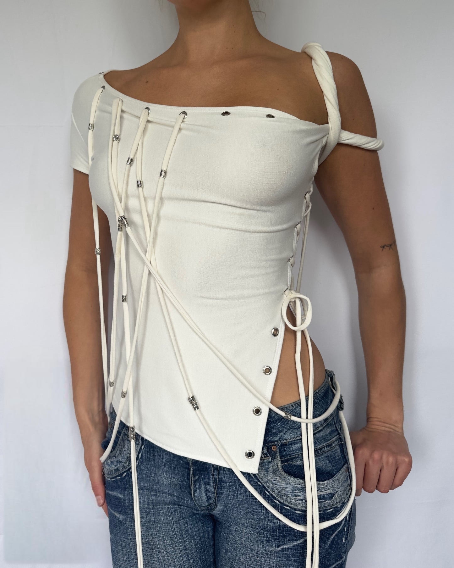 Bare Ritual Top ~ Ivory