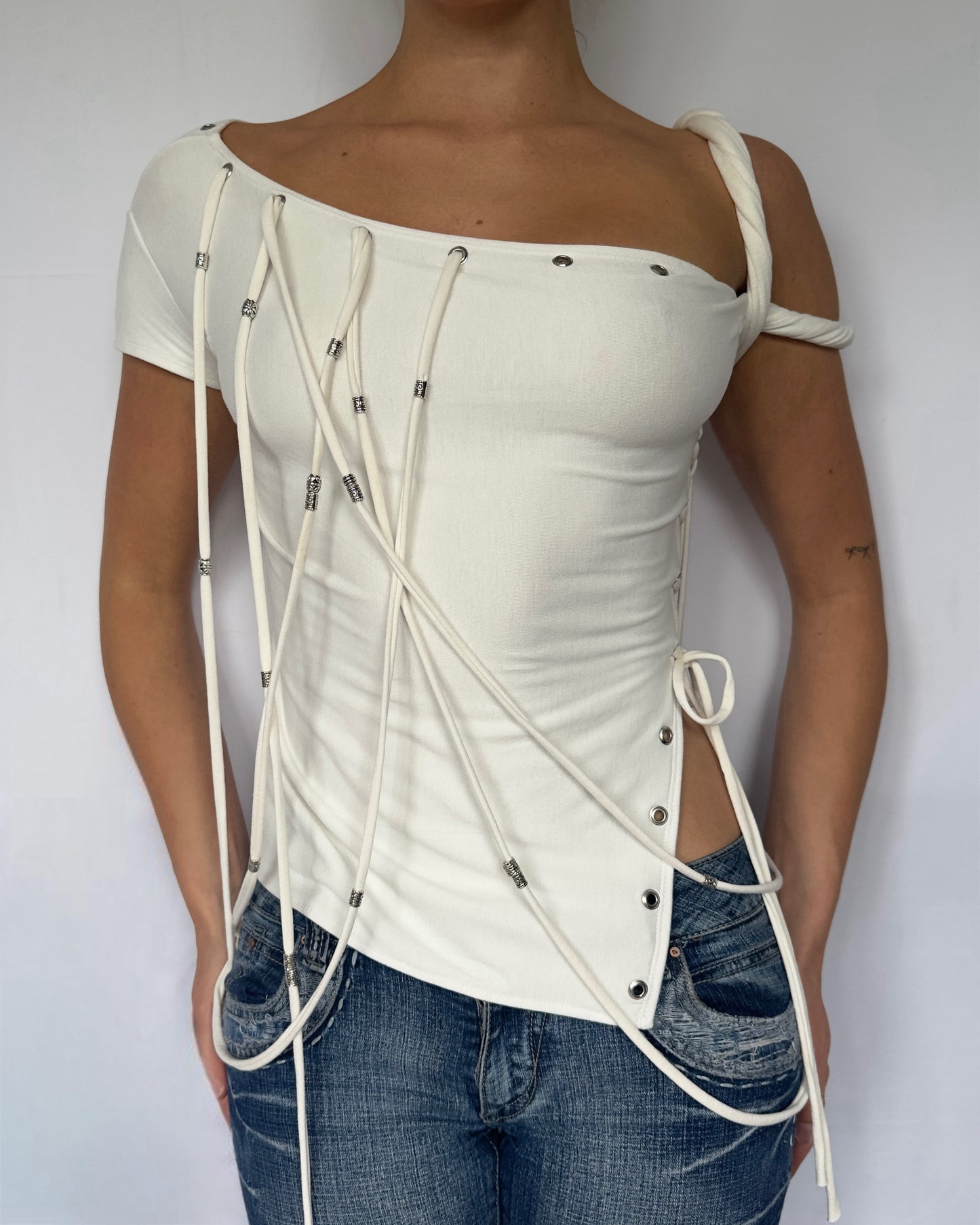 Bare Ritual Top ~ Ivory