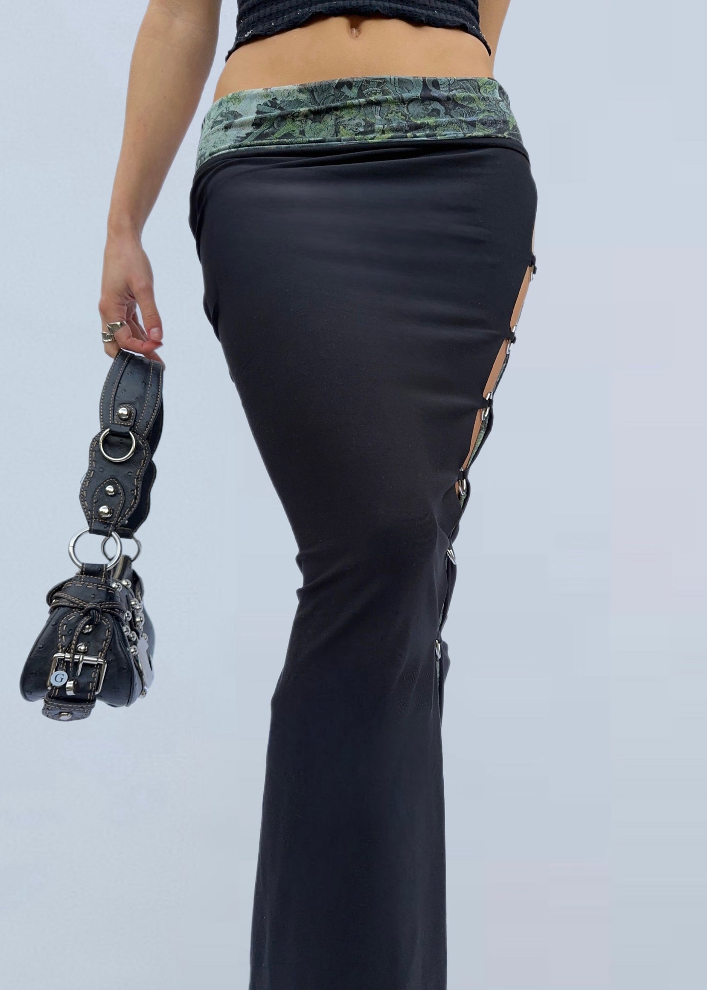 Reversible shiva maxi skirt