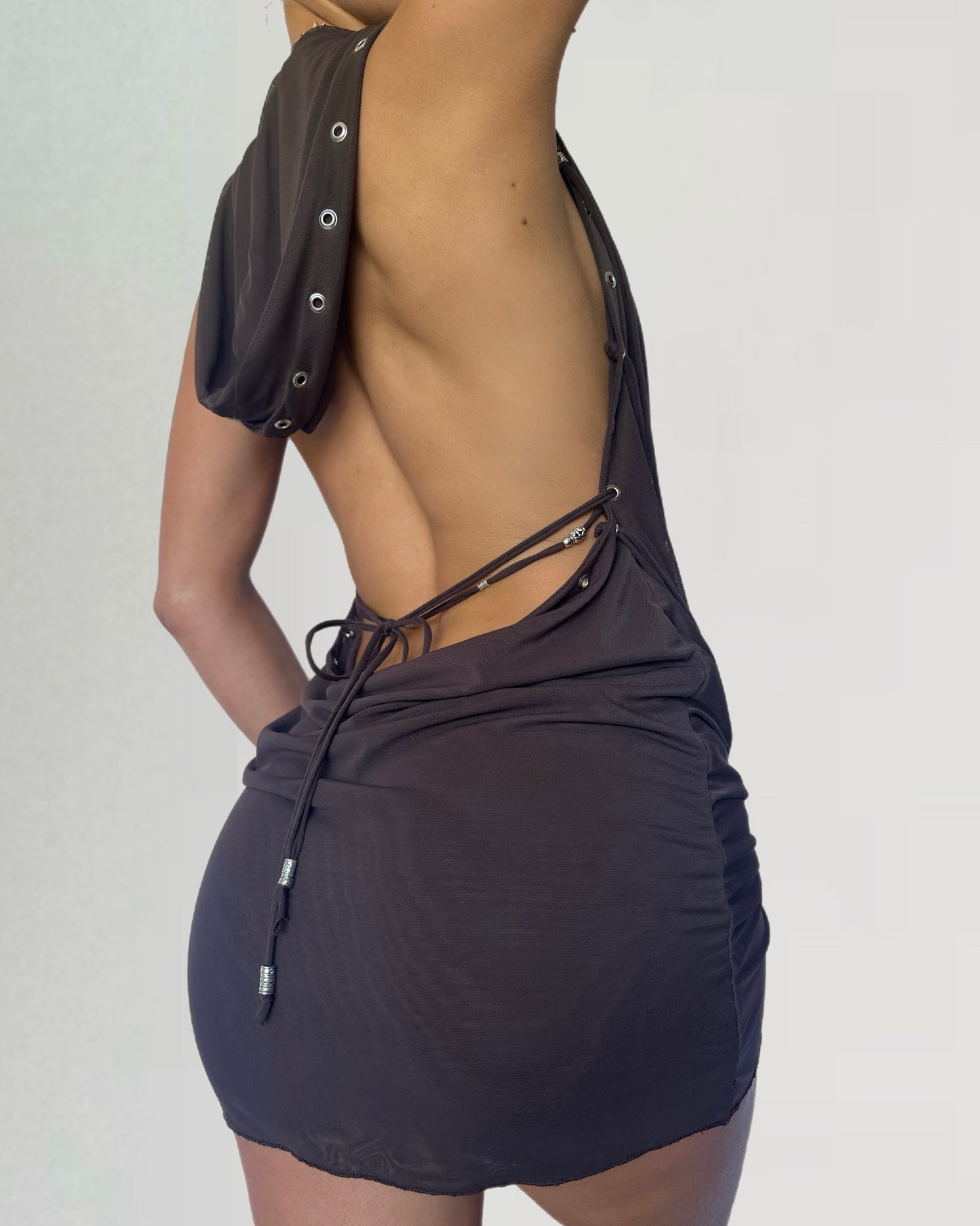 Barely yours dress - brown